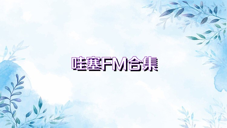 哇塞FM合集