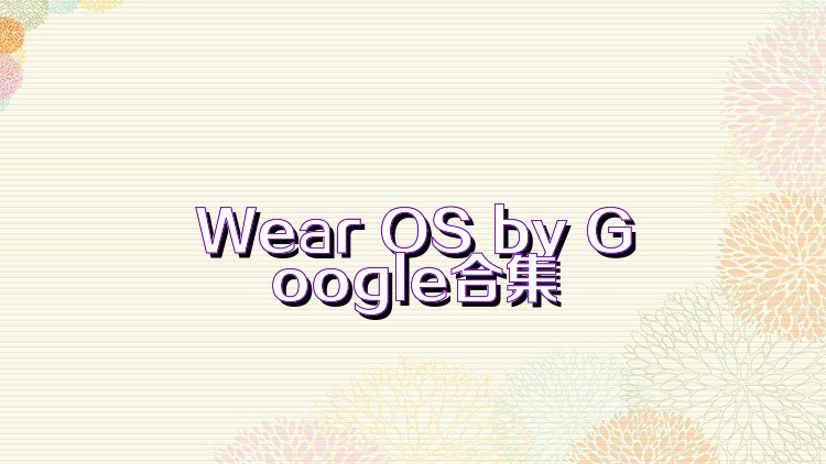 Wear OS by Google合集