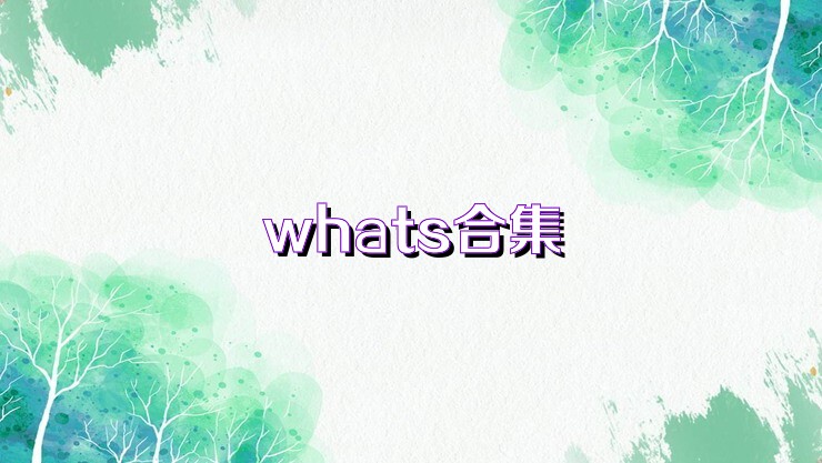 whats合集