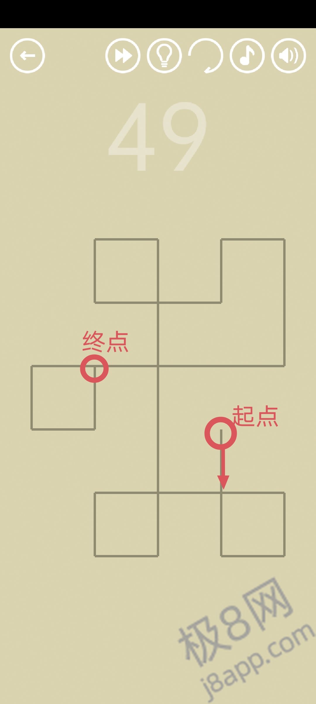 《隐匿按钮》第49关通关攻略