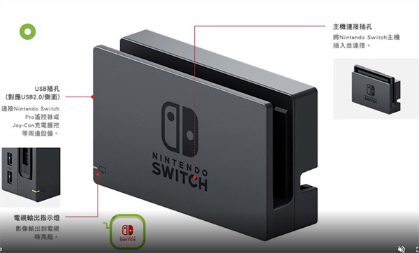 任天堂switch手柄充电说明