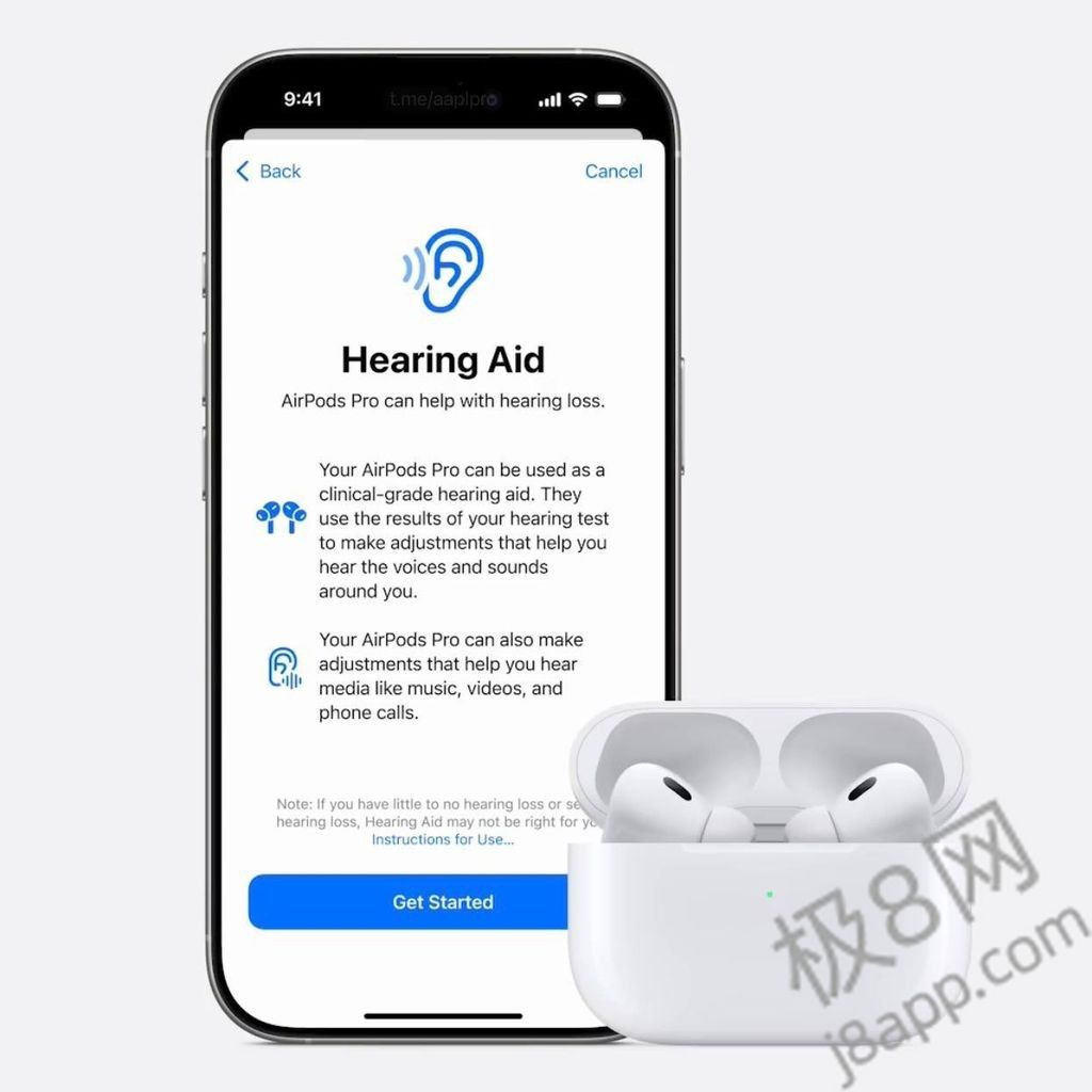 苹果发布 AirPods Pro 2 软件更新：新增听力健康功能