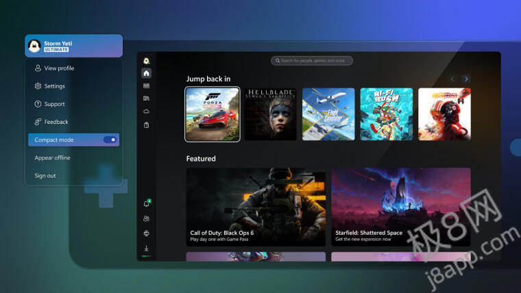 Windows版Xbox应用迎来全新主页：包含游戏、优惠、推荐等内容