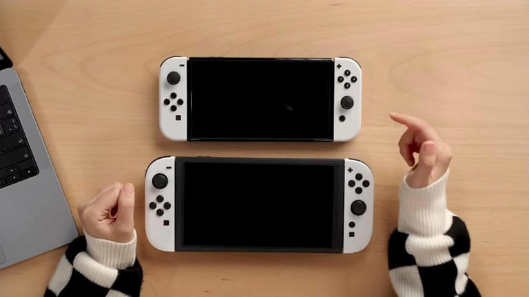 任天堂Switch 2模型初现：8寸大屏与磁性Joy-Cons成亮点