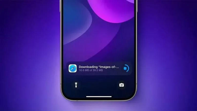 iOS 18.2新特性前瞻：灵动岛将支持Safari下载进度显示