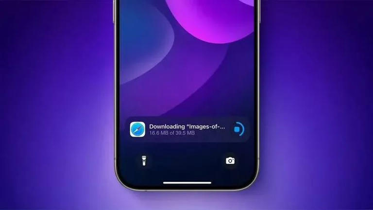 iOS 18.2 新功能，iPhone 灵动岛将可看文件下载进度