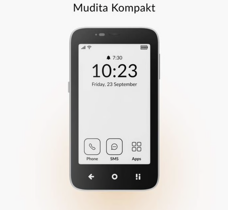 Mudita Kompakt震撼登场：极简墨水屏手机，重新定义数字生活！