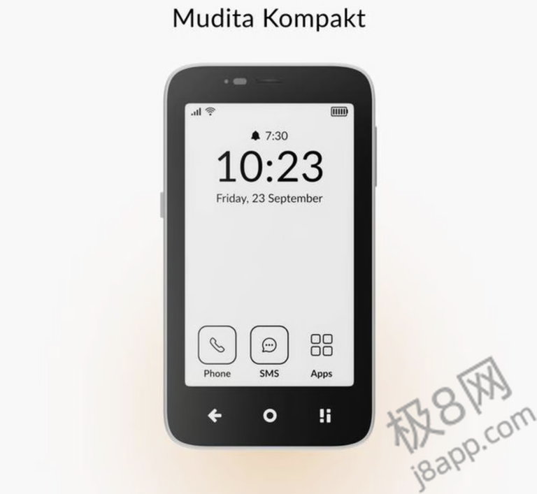 Mudita Kompakt 极简主义墨水屏手机发布，299 美元