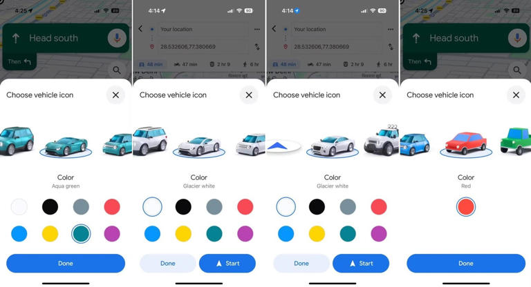 Google地图大变身：iOS版新增炫酷导航车辆，个性化定制来袭