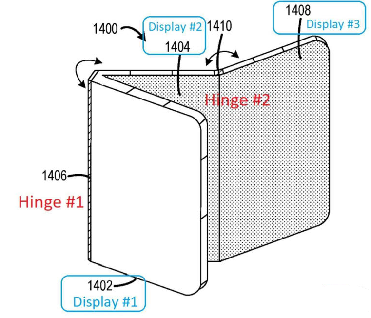 微软折叠屏新机专利频现，“Surface Phone”复活在望？