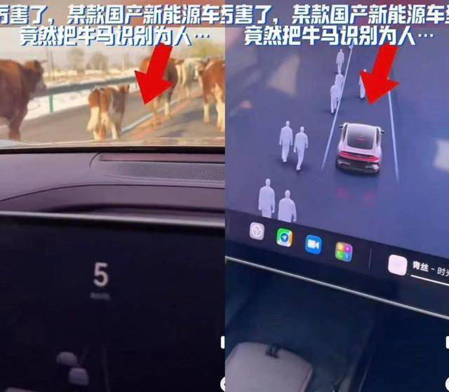 小米SU7“误判”牛为人，智驾系统漏洞引关注