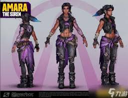 无主之地3魔女Amara角色深度解析及设定图分享