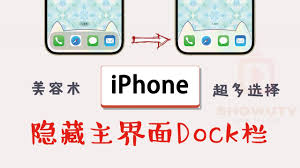 苹果iPhone手机隐藏dock栏方法