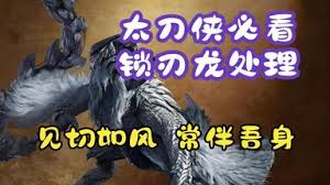 怪物猎人荒野：锁刃龙太刀超简洁高效打法教学核心要点全解析