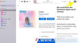 Mac 版 Apple Music 实现时间同步歌词显示方法