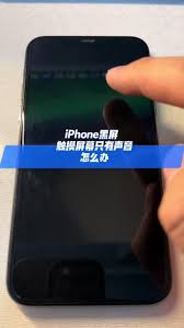 苹果手机黑屏有声音屏幕不亮怎么办