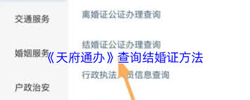 天府通办如何查看结婚证 查看证书流程全解析