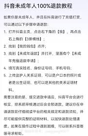 原来的抖音充值能否退款