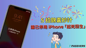苹果手机停用怎么办